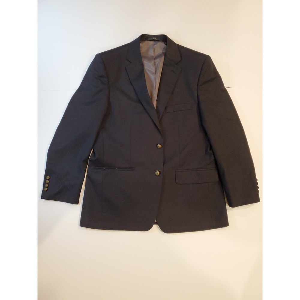 Men's HAGGAR 42R Navy Blue Blazer CLASSIC FIT
